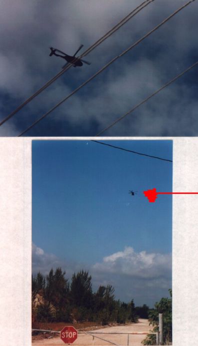 The real answer - you don't want to know - it's a ufo disguising itself as a black helicopter - no shit.